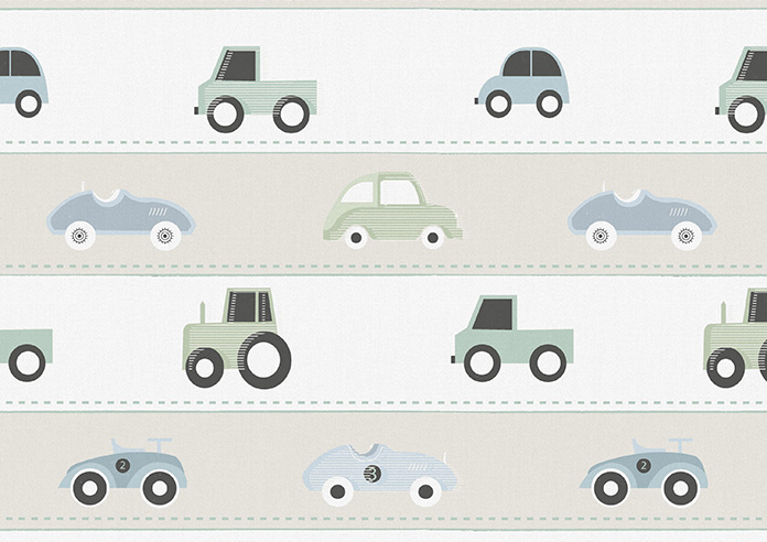Brum Brum, Roadtrip - Twist&Fit Roman Blind - Image 7